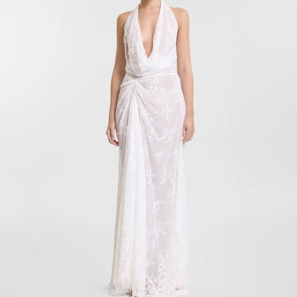 Kyha Oswald Lace Deep V Dress (sold as is)